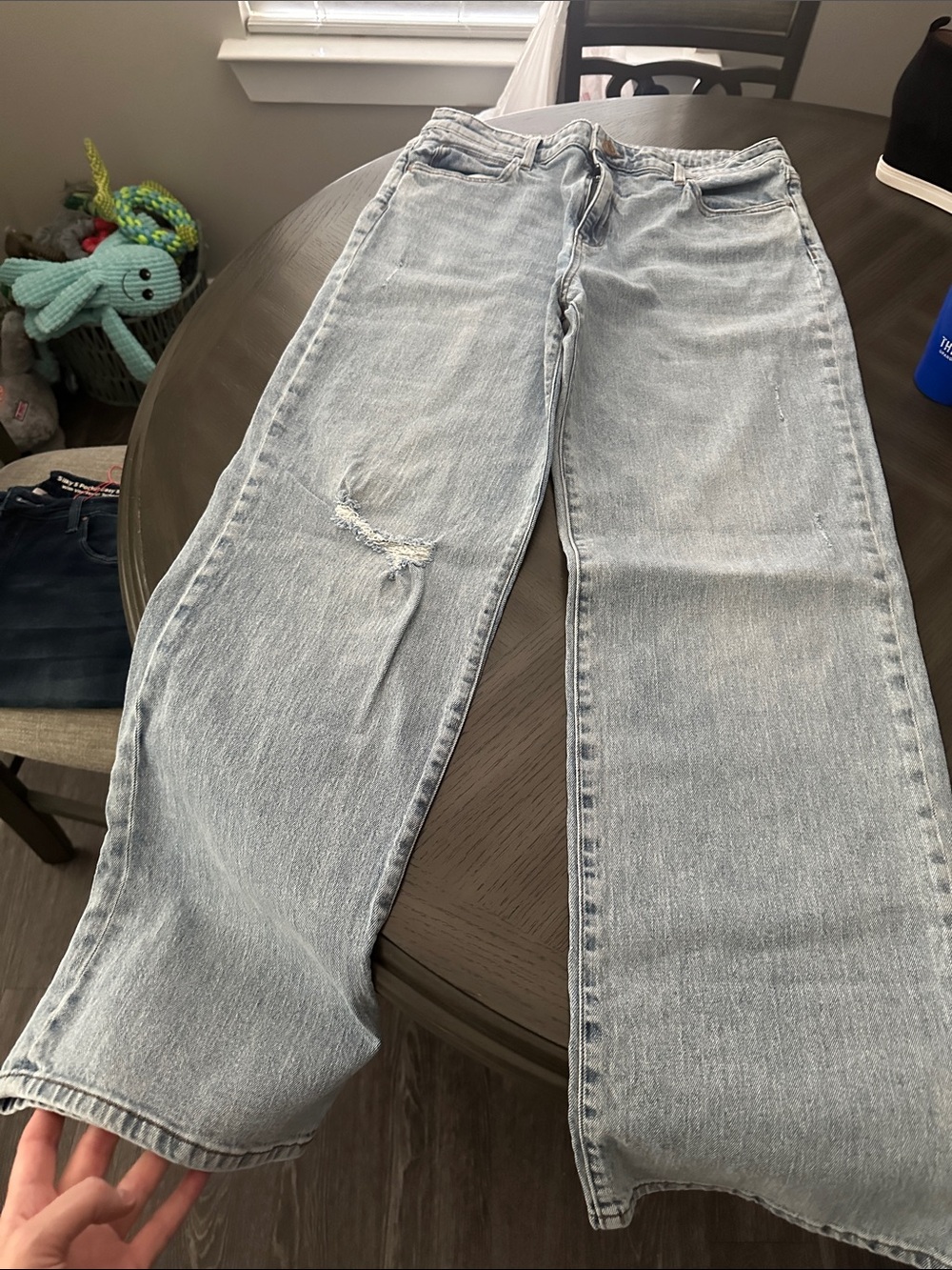 Kut from the Kloth Light Wash Wide-Leg Jeans